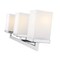 Z-Lite Tidal 3 Light Vanity, Chrome & Matte Opal 1901-3V - alternate 5